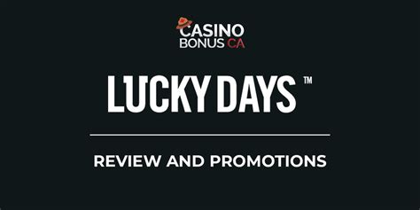  lucky days casino 1 deposit